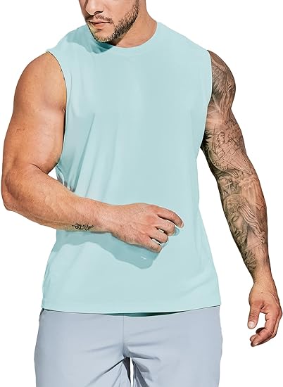 Sleeveless Workout Swim Shirts